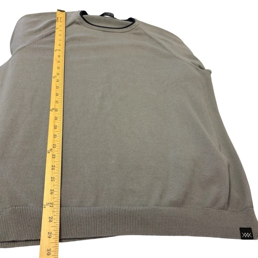 Rhone Crewneck Pullover Knit Gray Sweater Men’s Size XL